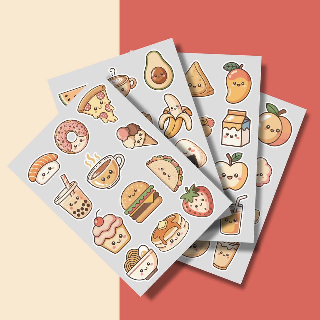 Kawaii Food Stickers