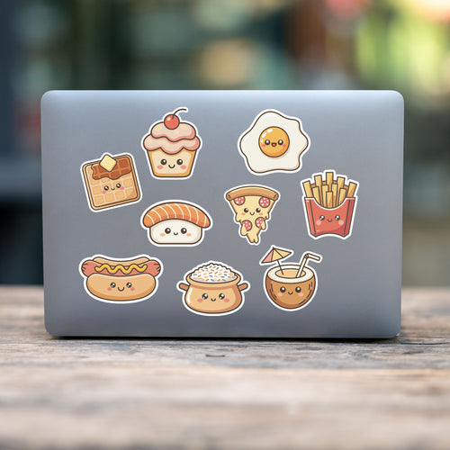 Kawaii Food Stickers | 50+ Stickers