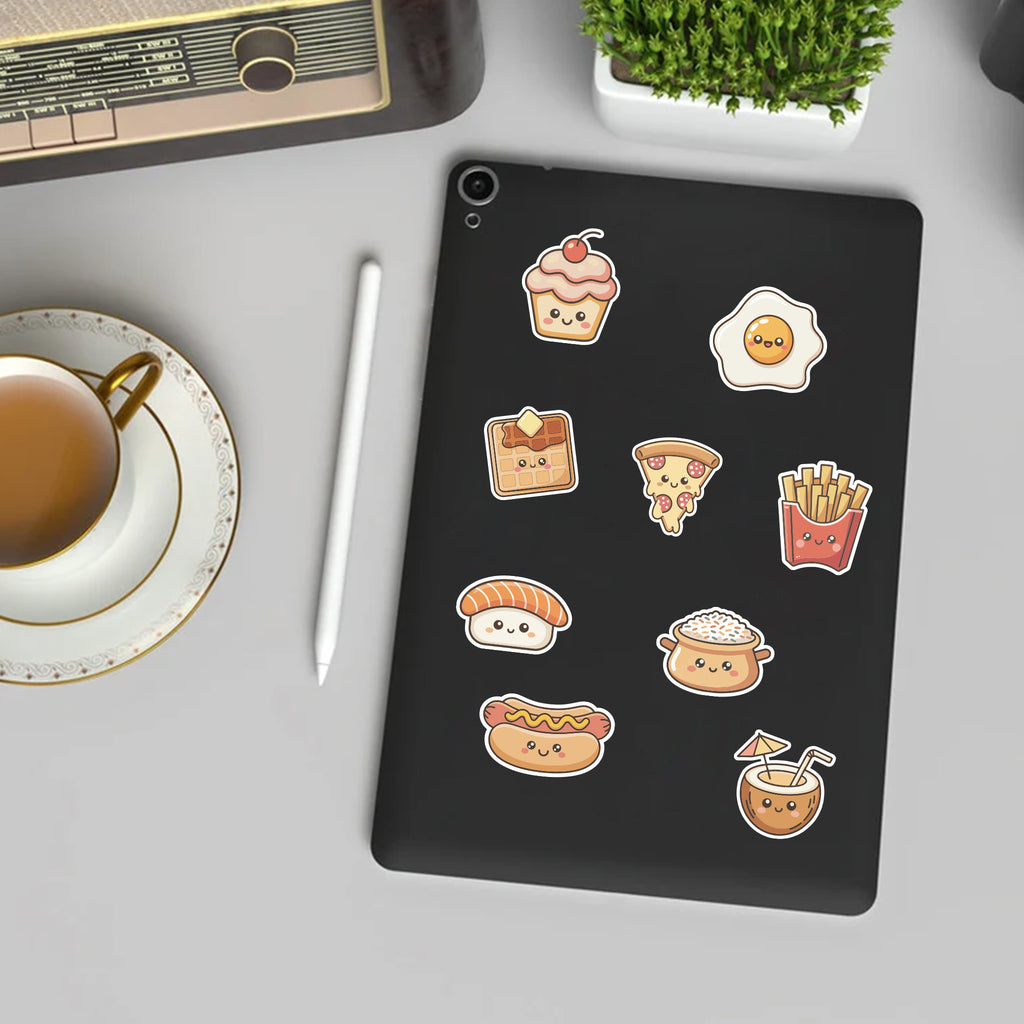 Kawaii Food Stickers | 50+ Stickers